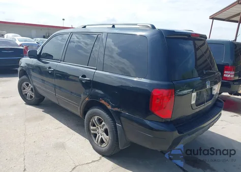2004 Honda Pilot Ex-L из США, поврежденный, VIN 2HKYF18724H613660